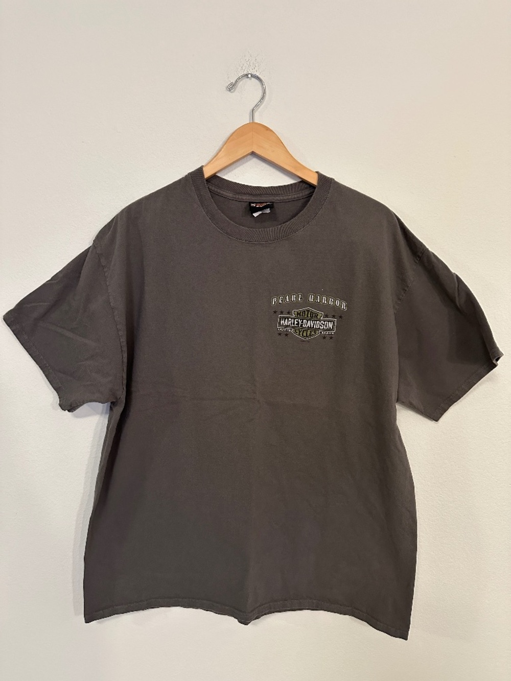 2015 Harley-Davidson Pearl Harbor Hawaii Military Motorcycle T-Shirt XL